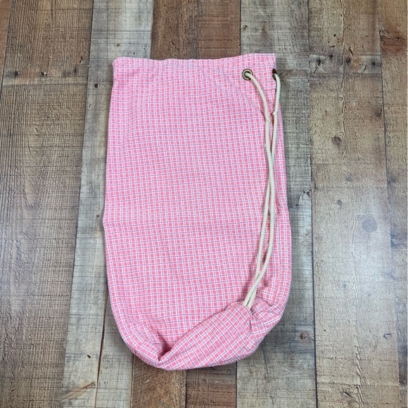 iCanToo Scrunch Picnic Plaid Pastel Backpack Bag Beach Bag Travel Cottagecore - Picture 2 of 9